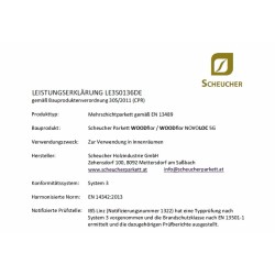 Scheucher Leistungserklärung